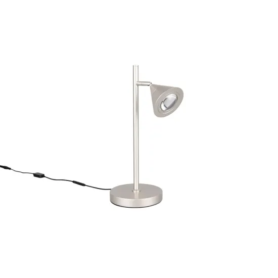 Trio Romeo matt nikkel LED asztali lámpa (TRI-537010107) LED 1 izzós IP20