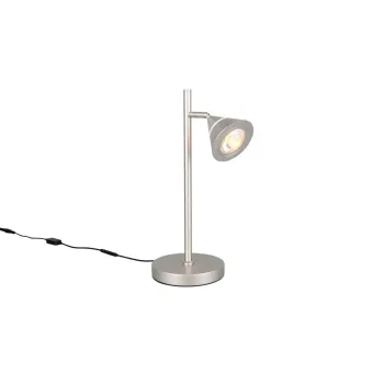 Trio Romeo matt nikkel LED asztali lámpa (TRI-537010107) LED 1 izzós IP20