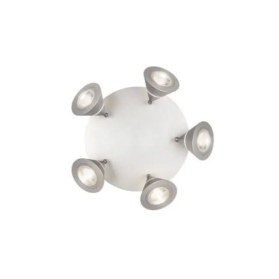 Trio Romeo matt nikkel LED mennyezeti lámpa (TRI-637010507) LED 5 izzós IP20