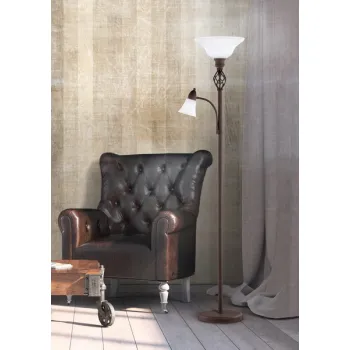 Trio Rustica rozsdabarna állólámpa (TRI-4602021-24) E27+E14 2 izzós IP20