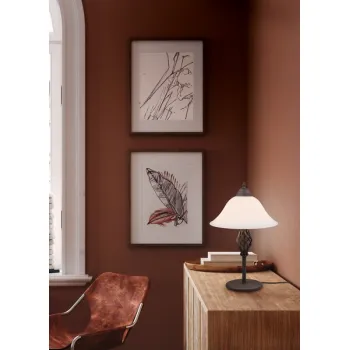 Trio Rustica rozsdabarna asztali lámpa (TRI-501000224) E14 2 izzós IP20