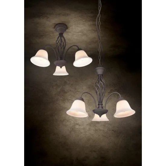 Trio Rustica 3 izzós izzós  mennyzeti lámpa (TRI-601000324)