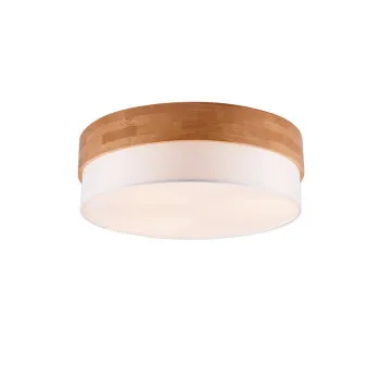 Trio Seasons barna-fehér mennyezeti lámpa (TRI-611500301) E27 3 izzós IP20