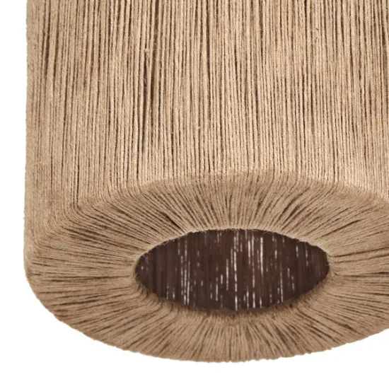 Trio Smilla natúr-fekete függesztett lámpa (TRI-366800436) E27 4 izzós IP20