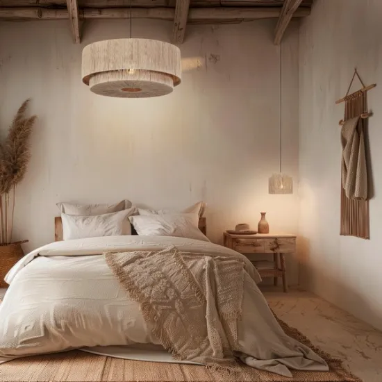 Trio Smilla natúr-fekete függesztett lámpa (TRI-366890136) E27 1 izzós IP20