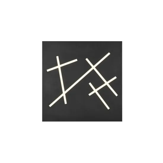 Trio Snip matt fekete LED mennyezeti lámpa (TRI-630810132) LED 1 izzós IP20