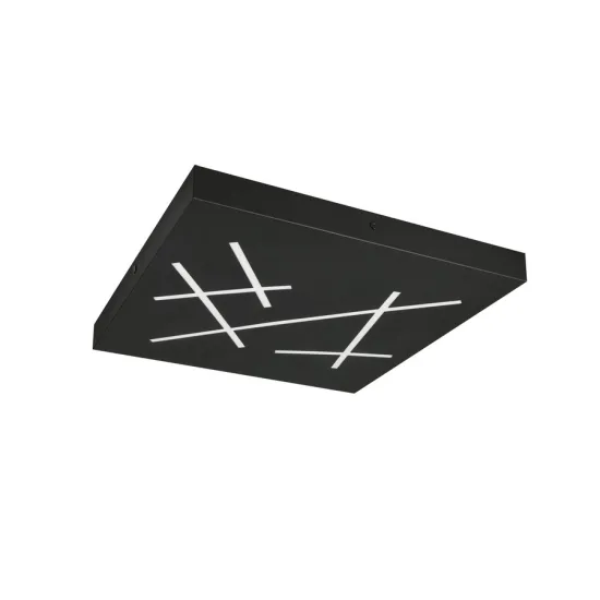 Trio Snip matt fekete LED mennyezeti lámpa (TRI-630810132) LED 1 izzós IP20