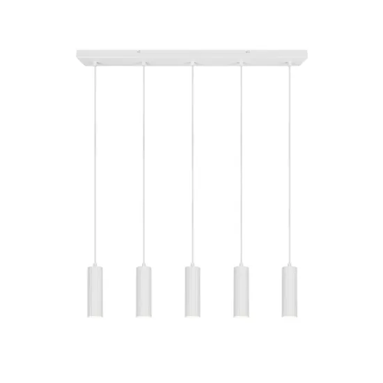 Trio Soka matt fehér függesztett lámpa (TRI-367700531) GU10 5 izzós IP20