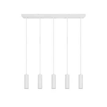 Trio Soka matt fehér függesztett lámpa (TRI-367700531) GU10 5 izzós IP20