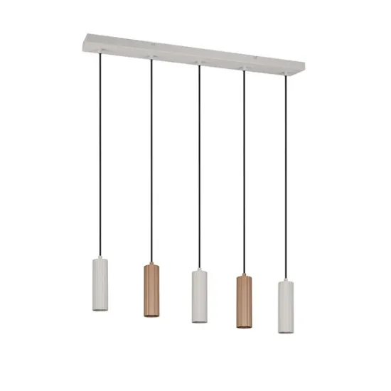 Trio Soka barna függesztett lámpa (TRI-367700565) GU10 5 izzós IP20