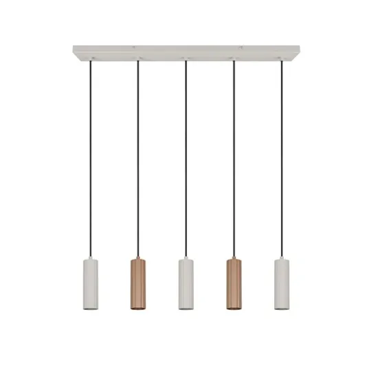 Trio Soka barna függesztett lámpa (TRI-367700565) GU10 5 izzós IP20