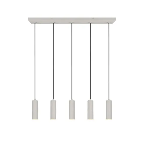 Trio Soka szürke függesztett lámpa (TRI-367700576) GU10 5 izzós IP20