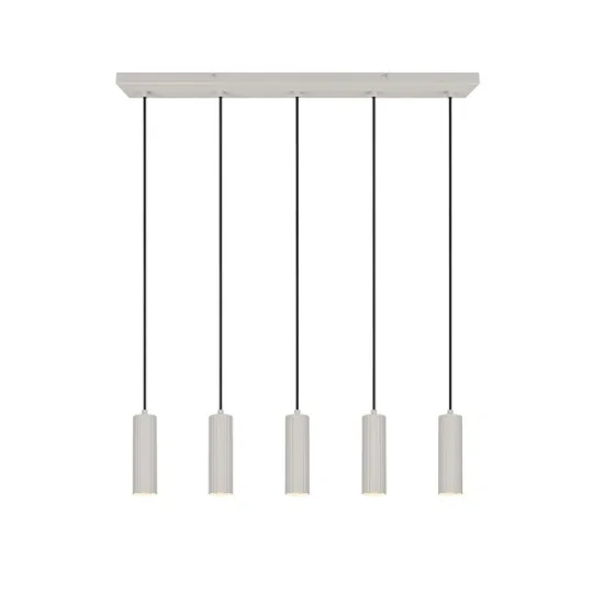 Trio Soka szürke függesztett lámpa (TRI-367700576) GU10 5 izzós IP20