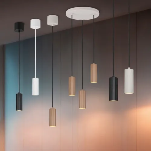 Trio Soka barna függesztett lámpa (TRI-367730365) GU10 3 izzós IP20