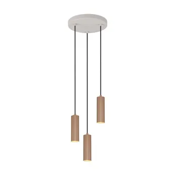 Trio Soka barna függesztett lámpa (TRI-367730365) GU10 3 izzós IP20