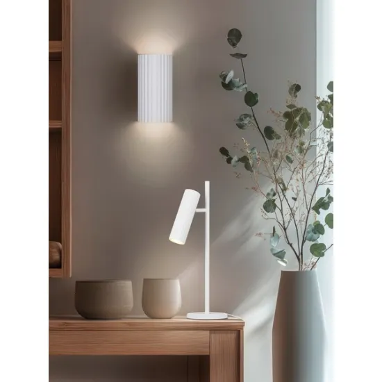 Trio Soka matt fehér asztali lámpa (TRI-567700131) GU10 1 izzós IP20