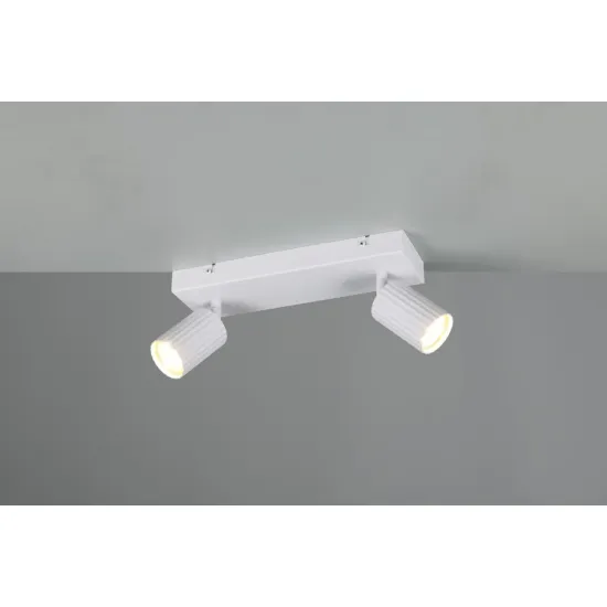 Trio Soka matt fehér mennyezeti spotlámpa (TRI-867700231) GU10 2 izzós IP20