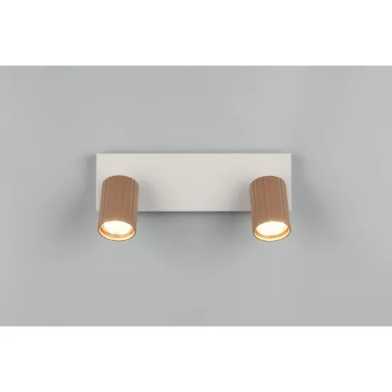 Trio Soka barna mennyezeti spotlámpa (TRI-867700265) GU10 2 izzós IP20