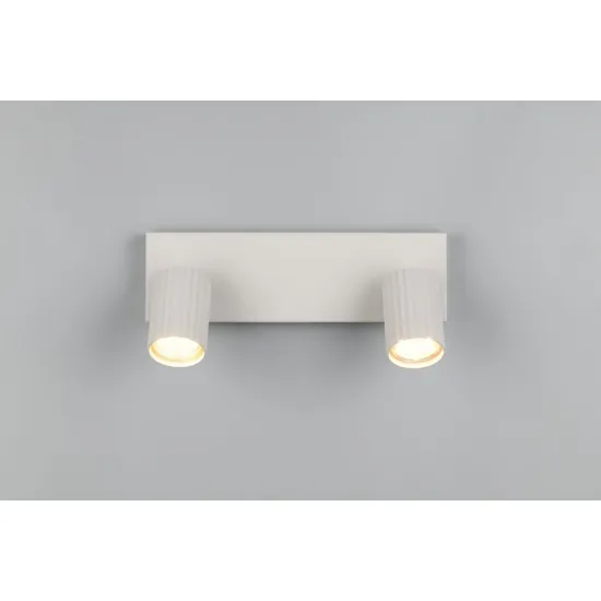 Trio Soka szürke mennyezeti spotlámpa (TRI-867700276) GU10 2 izzós IP20