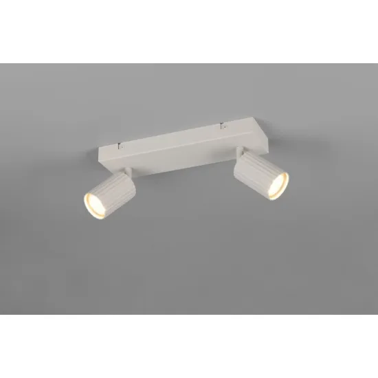 Trio Soka szürke mennyezeti spotlámpa (TRI-867700276) GU10 2 izzós IP20