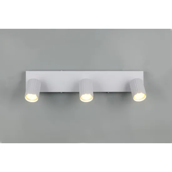 Trio Soka matt fehér mennyezeti spotlámpa (TRI-867700331) GU10 3 izzós IP20