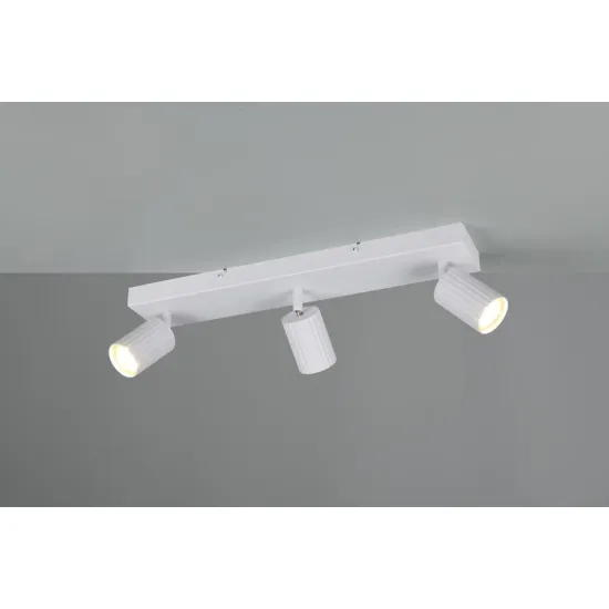 Trio Soka matt fehér mennyezeti spotlámpa (TRI-867700331) GU10 3 izzós IP20