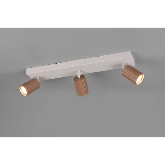 Trio Soka barna mennyezeti spotlámpa (TRI-867700365) GU10 3 izzós IP20