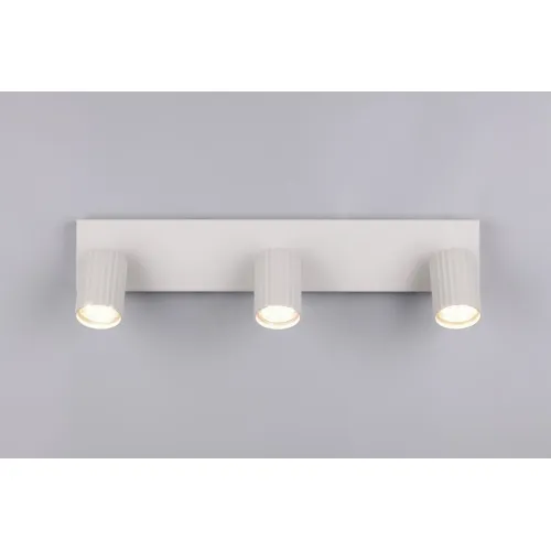 Trio Soka szürke mennyezeti spotlámpa (TRI-867700376) GU10 3 izzós IP20