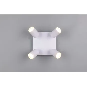 Trio Soka matt fehér mennyezeti spotlámpa (TRI-867730431) GU10 4 izzós IP20