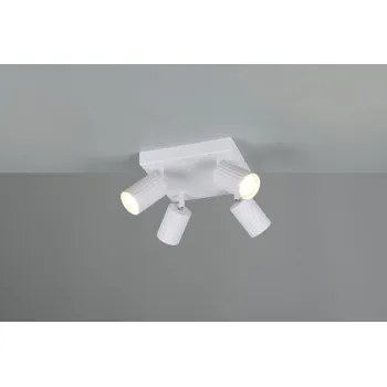 Trio Soka matt fehér mennyezeti spotlámpa (TRI-867730431) GU10 4 izzós IP20