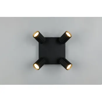 Trio Soka matt fekete mennyezeti spotlámpa (TRI-867730432) GU10 4 izzós IP20