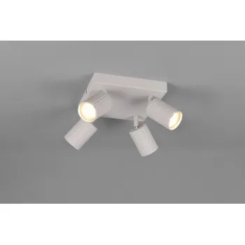 Trio Soka szürke mennyezeti spotlámpa (TRI-867730476) GU10 4 izzós IP20