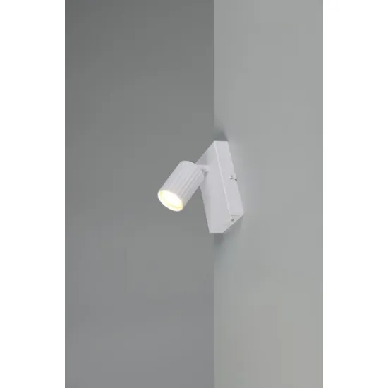 Trio Soka matt fehér fali spotlámpa (TRI-867770131) GU10 1 izzós IP20