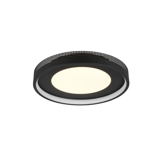 Trio Solea matt fekete LED mennyezeti lámpa (TRI-656610132) LED 1 izzós IP20