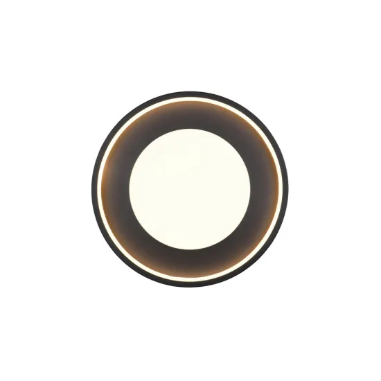 Trio Solea matt fekete LED mennyezeti lámpa (TRI-656610132) LED 1 izzós IP20