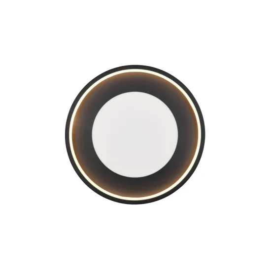 Trio Solea matt fekete LED mennyezeti lámpa (TRI-656610132) LED 1 izzós IP20