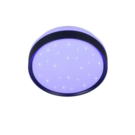 Trio Solit fekete LED mennyezeti lámpa (TRI-R63581132) LED 1 izzós IP20