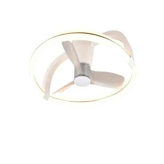 Trio Stockholm fehér LED ventilátoros lámpa (TRI-R64262131) LED 1 izzós IP20