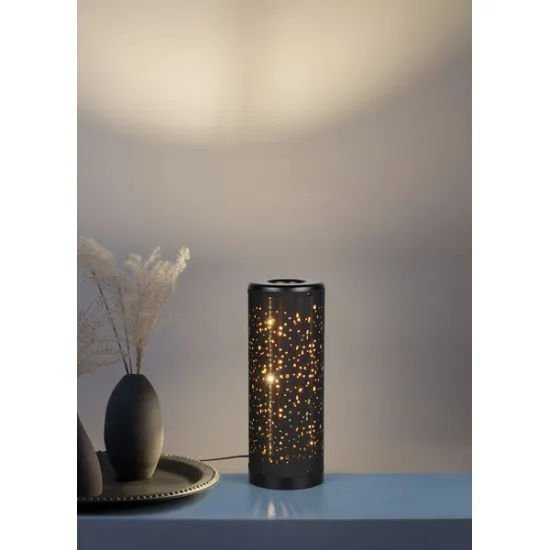 Trio Taco fekete LED asztali lámpa (TRI-R52801002) LED 1 izzós IP20