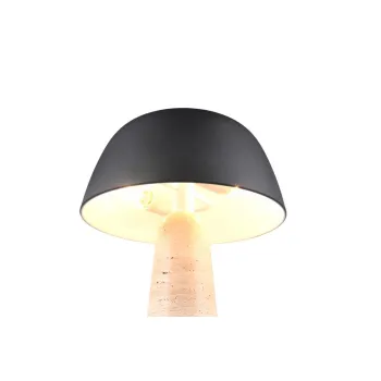 Trio Timba matt fekete asztali lámpa (TRI-567800232) E27 2 izzós IP20