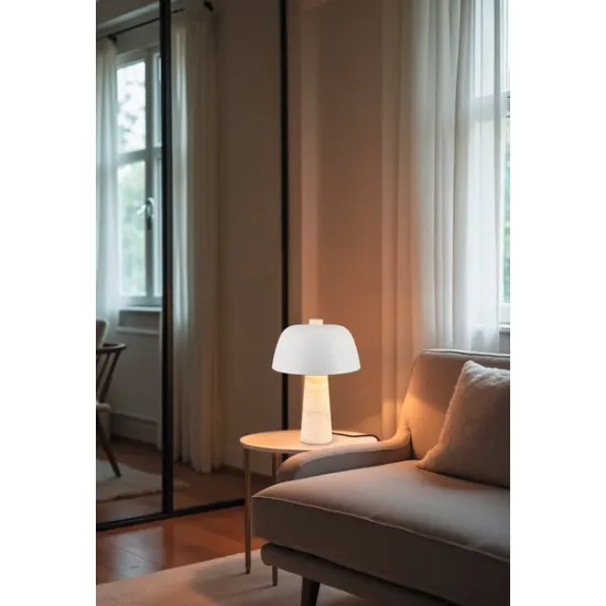 Trio Timba szürke asztali lámpa (TRI-567800276) E27 2 izzós IP20