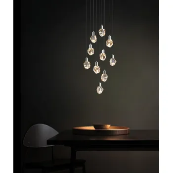 Trio Verano króm LED függesztett lámpa (TRI-354531006) LED 10 izzós IP20