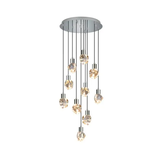 Trio Verano króm LED függesztett lámpa (TRI-354531006) LED 10 izzós IP20