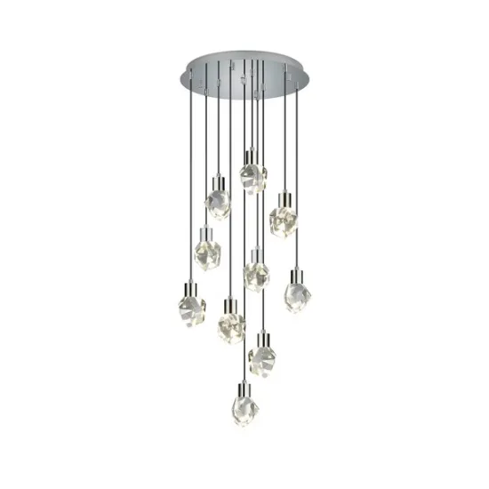 Trio Verano króm LED függesztett lámpa (TRI-354531006) LED 10 izzós IP20