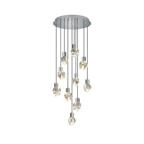 Trio Verano króm LED függesztett lámpa (TRI-354531006) LED 10 izzós IP20