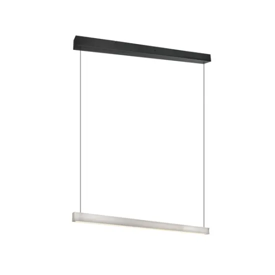 Trio Wallace matt nikkel LED függesztett lámpa (TRI-347910107) LED 1 izzós IP20