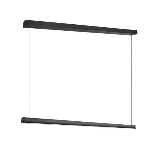Trio Wallace matt fekete LED függesztett lámpa (TRI-347910132) LED 1 izzós IP20