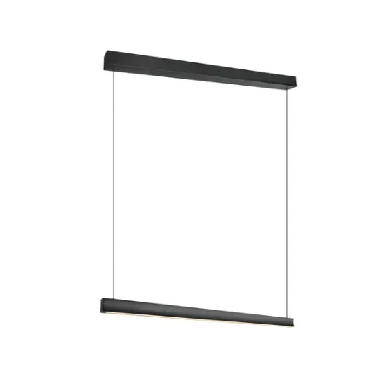 Trio Wallace matt fekete LED függesztett lámpa (TRI-347910132) LED 1 izzós IP20