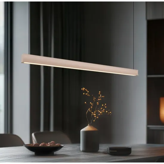 Trio Wallace bézs LED függesztett lámpa (TRI-347910143) LED 1 izzós IP20