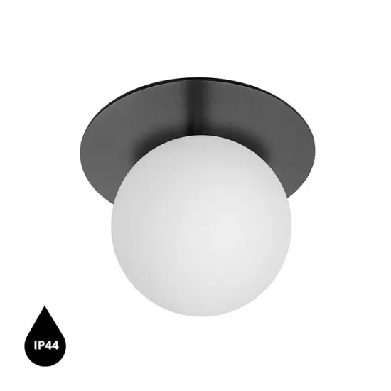 UMMO Lighting Borra  fekete-fehér vízvédett fali lámpa (UMM-B2A120S0) G9 1 izzós IP44